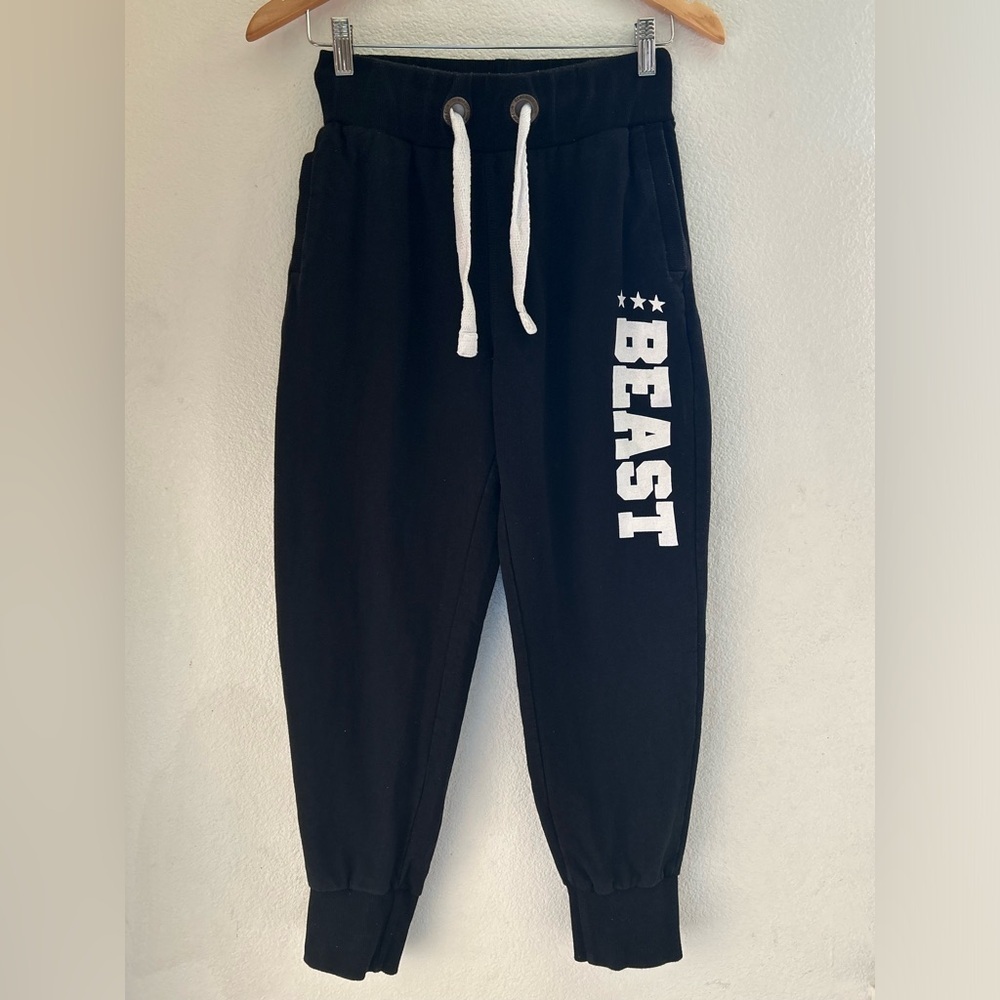 Bewakoof | “Beast” Black Joggers - Picture 2 of 10